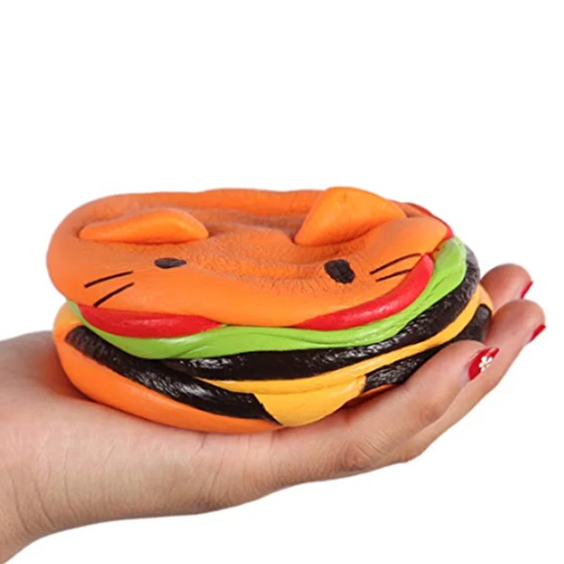Squishy Chat Hamburger Kawaii – Image 3