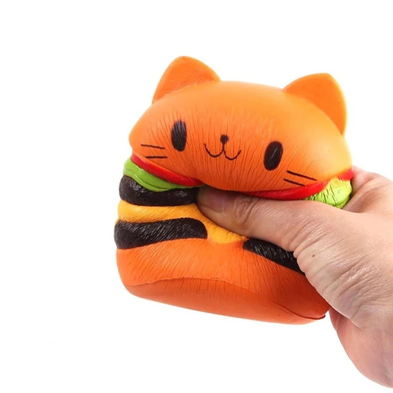 Squishy Chat Hamburger Kawaii – Image 5