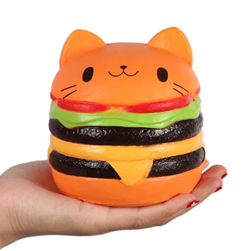 Squishy Chat Hamburger Kawaii – Image 2