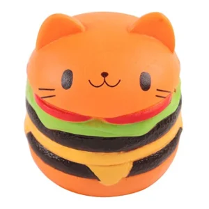 Squishy Chat Hamburger Kawaii
