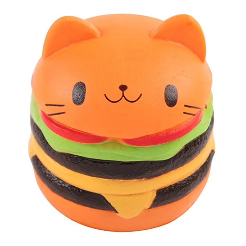 Squishy Chat Hamburger Kawaii