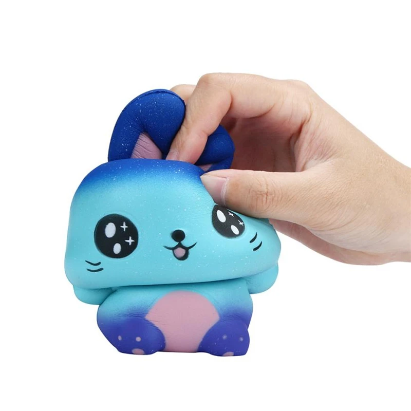 Squishy Lapin Bleu Galaxy Kawaii – Image 3