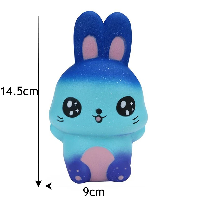 Squishy Lapin Bleu Galaxy Kawaii – Image 6