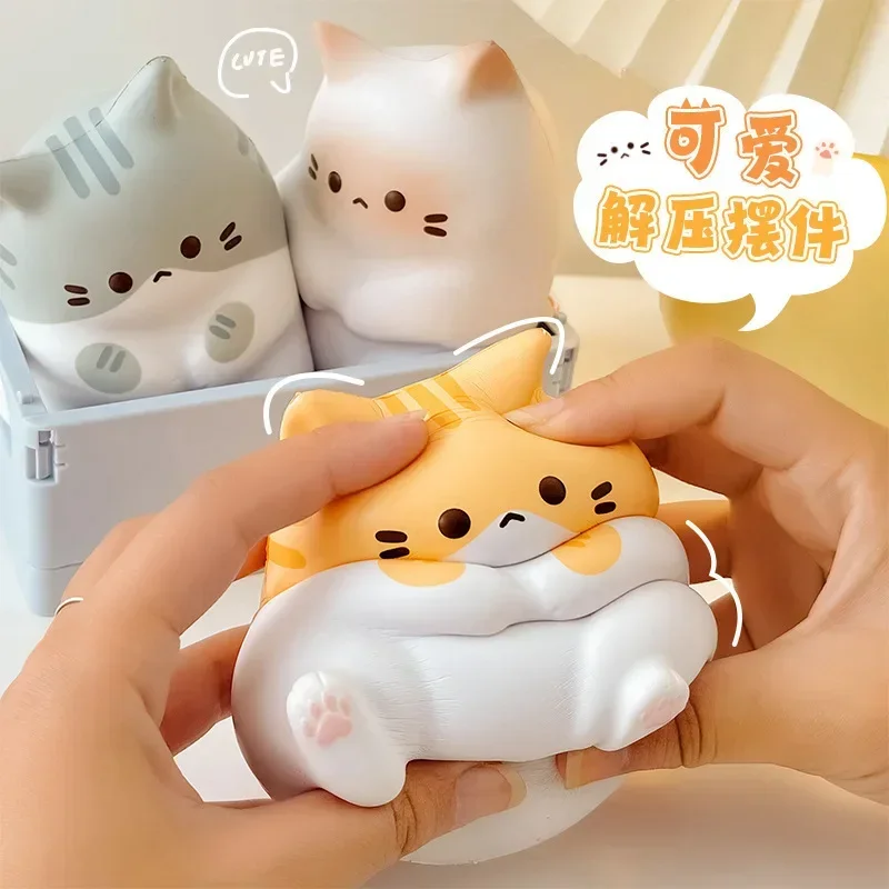 Squishy Chat Rondouillet Curieux - Kawaii – Image 3
