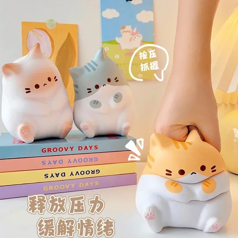 Squishy Chat Rondouillet Curieux - Kawaii – Image 2