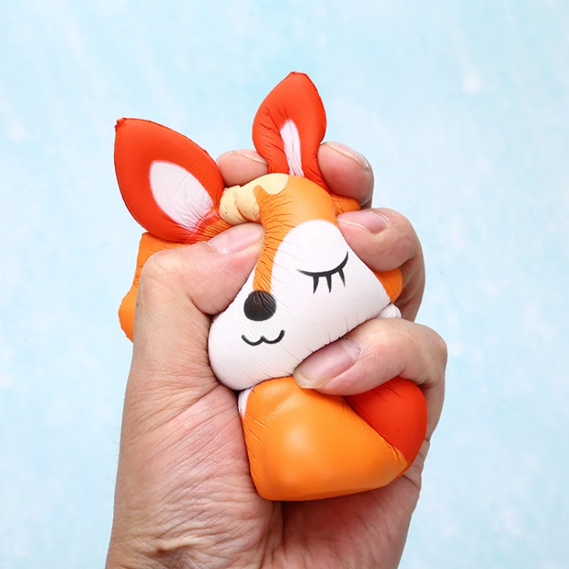 Squishy Renard aux Yeux fermés - Kawaii – Image 4