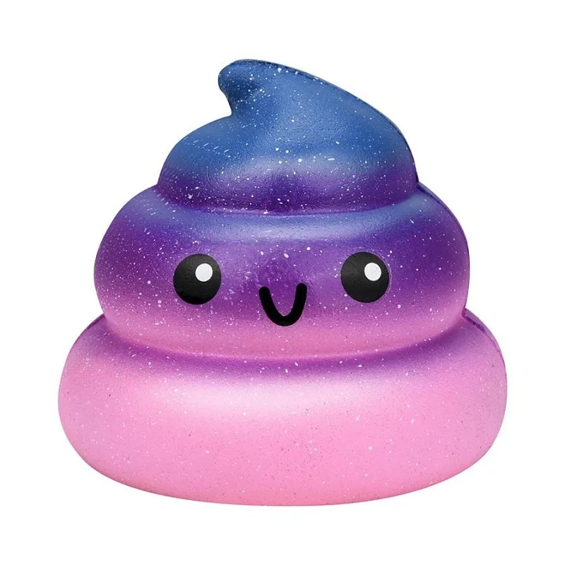 Squishy Caca Violet Kawaii et Moche - Galaxy