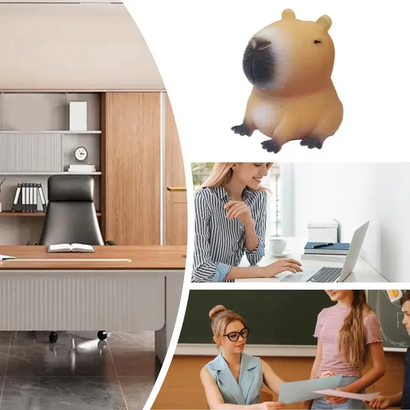 Squishy Capybara Réaliste et Jiggly – 8x6cm – Image 5