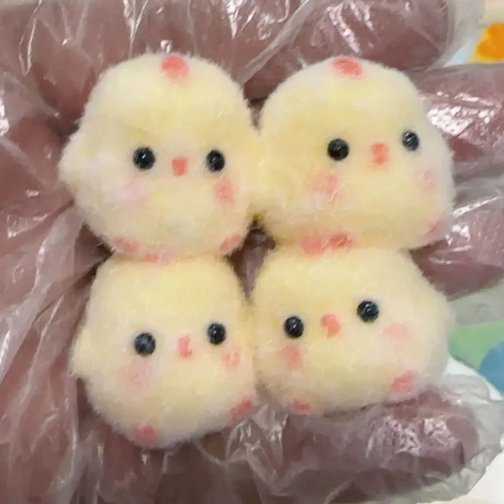 Squishy Poussin Kawaii et Jiggly - Mochi - Jaune