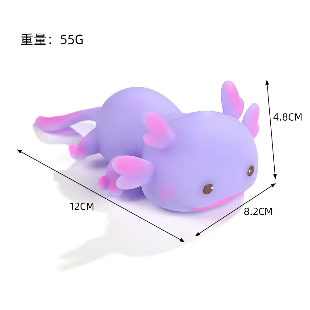 Squishy Axolotl - Pokemon Vivant - Kawaii - Violet – Image 6