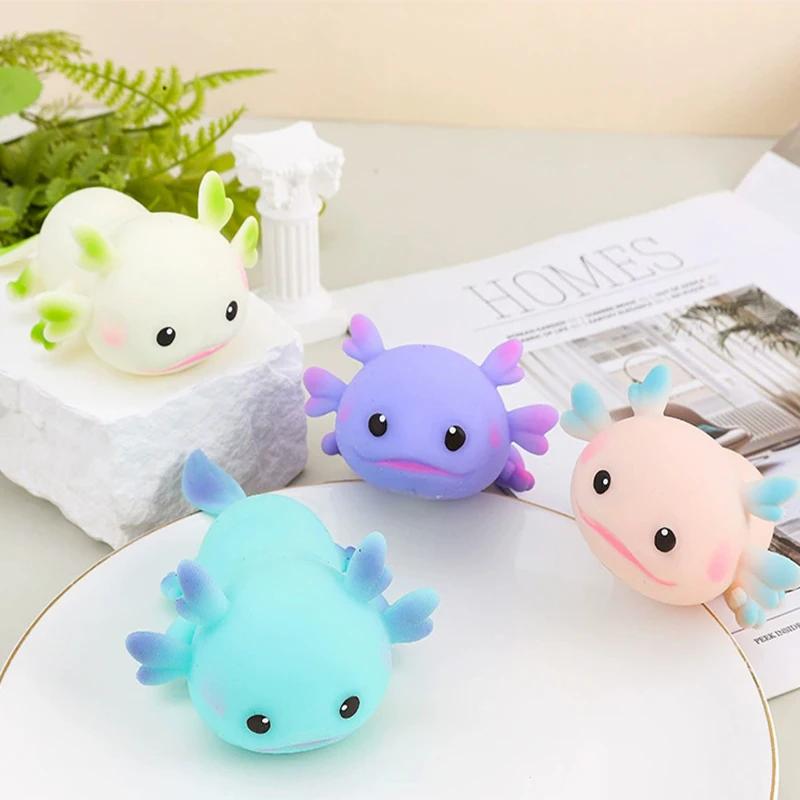 Squishy Axolotl - Pokemon Vivant - Kawaii - Violet