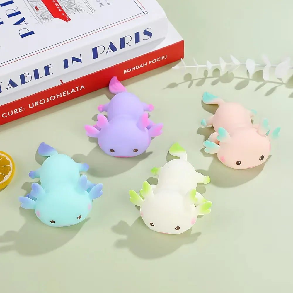 Squishy Axolotl - Pokemon Vivant - Kawaii - Violet – Image 4