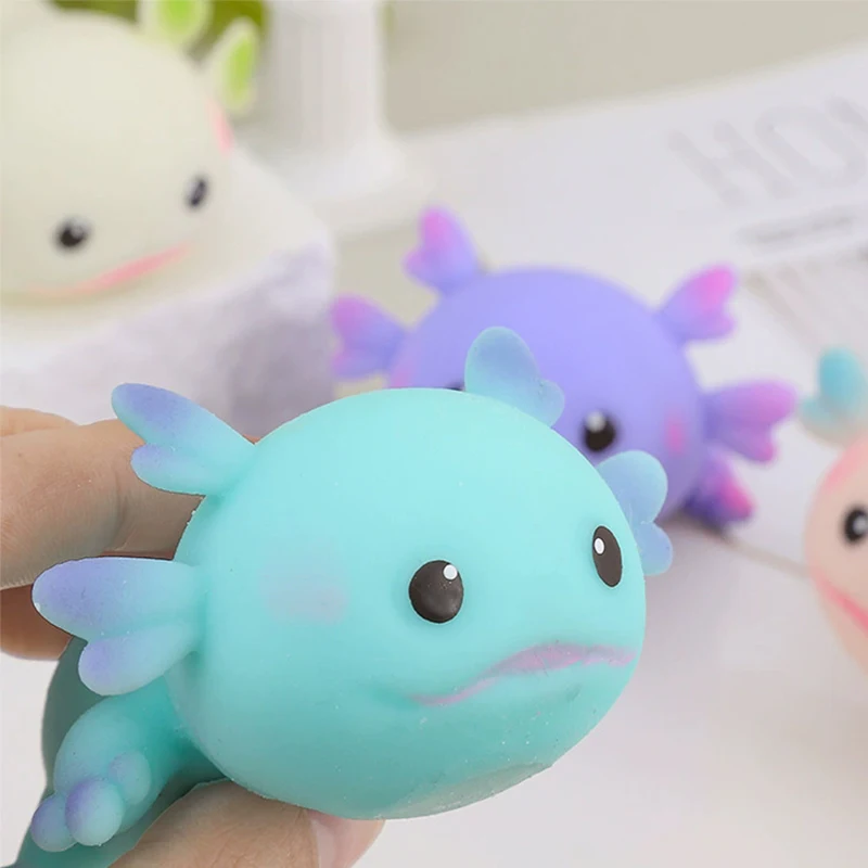 Squishy Axolotl - Pokemon Vivant - Kawaii - Violet – Image 2