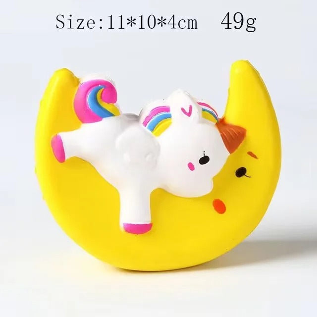 Squishy Licorne au Clair de Lune - Kawaii