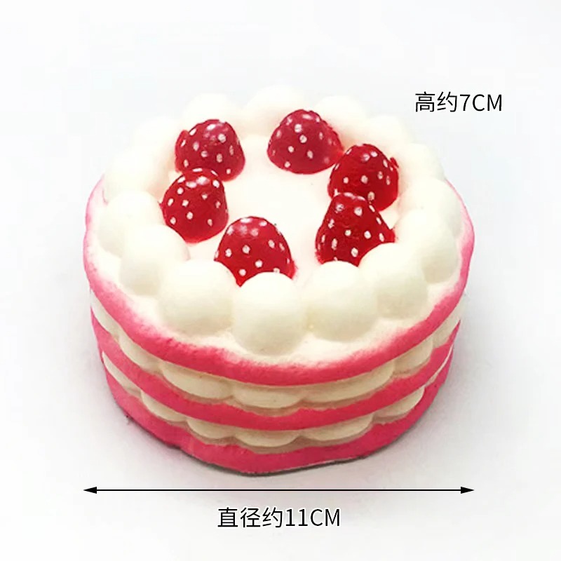 Squishy Shortcake aux Fraises - Réaliste