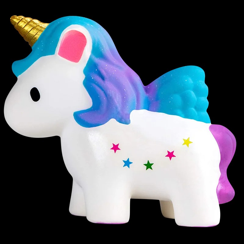 Squishy Licorne Crinière Galaxy - Kawaii